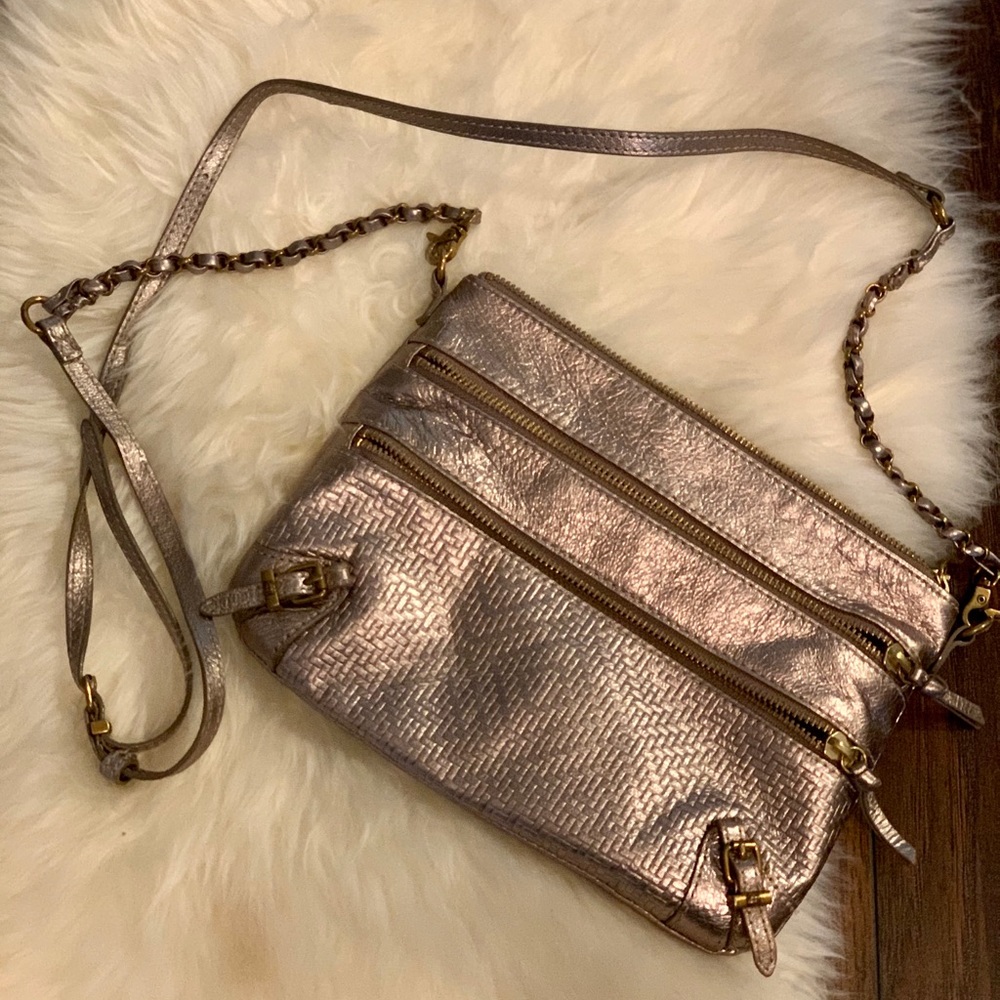 Elliott Lucca Gold Crossbody Bag